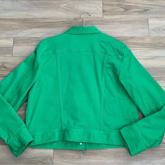 Ralph Lauren Green cropped Jean jacket - Picture 6 of 6